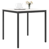 Bar Table White 110 x 110 x 105 cm Solid Pine Wood 892806