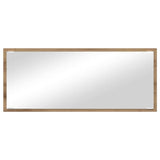 Mirror with Mirror Artisan Oak 90 x 8.5 x 37 cm Engineered Wood 875420