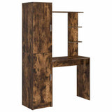 Desk 2 pcs Smoked Oak 3337285