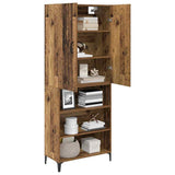 Highboard Old Wood 69.5 x 34 x 180 cm Engineered Wood 3415792