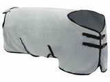 Horse Blanket Full Light Grey and Pink 95 cm Polyester 42013219