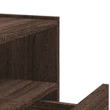 Wall-mounted Bedside Cabinets 2 pcs Brown Oak 45x30x35 cm 848324