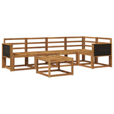 Outdoor Sofa Set 6 pcs Natural Solid Acacia Wood 3385220