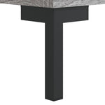 Highboard Grey Sonoma 69.5x32.5x180 cm Engineered Wood 3189579