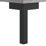 Highboard Grey Sonoma 69.5x34x180 cm Engineered Wood 3200071