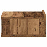 Floating Nightstands 2 pcs Old Wood 40x32x15 cm Engineered Wood 861120