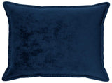 Cushion Cover 6 pcs HOUTEN Navy Blue 80 x 80 cm Flannel 921806