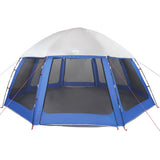 Pool Tent with Removable Fly & Mesh Walls Azure Blue 510x510 cm 4100634