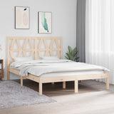 Bed Frame without Mattress Solid Wood Double 3103973