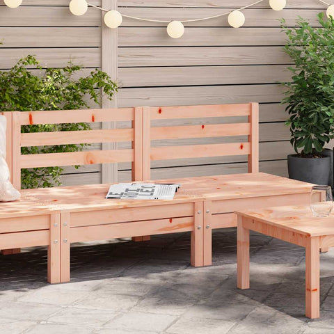Garden Sofas Armless 2 pcs Solid Wood Douglas 838003