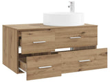 Bathroom Furniture Set 2 pcs Artisan Oak Engineered Wood 3404015