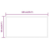 LED Bathroom Mirror 50x100 cm 3154086