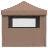 Party Tent Folding Brown 292 x 440 x 315 cm Oxford Fabric 42023636