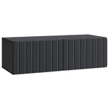 Wall-Mounted TV Cabinet Black 98 x 41 x 30 cm Engineered Wood 898356
