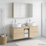 Bathroom Furniture Set 4 pcs Sonoma Oak 3406905