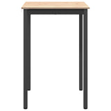 Bar Table Natural 70 x 70 x 105 cm Solid Pine Wood 892799