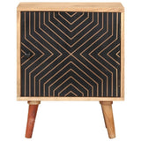 Bedside Cabinet 40x30x50 cm Solid Acacia Wood 322667