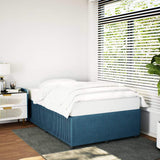 Bed Frame without Mattress Blue 120x200 cm Velvet 3285004