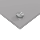 Kitchen Backsplash Light Grey 110 x 50 cm Tempered Glass 42001305