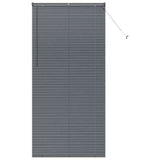 Venetian Blinds Manual Dark Grey 220 x 100 cm Aluminium 42006097