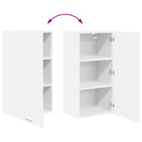 Hanging Cabinet with Door White 40 x 31 x 80 cm Engineered Wood 884258