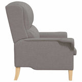 Armchair Taupe 76 x 94 x 102 cm Fabric 42009845