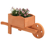 Wheelbarrow Planters 2 pcs 47x15x19 cm Solid Wood Fir 364228