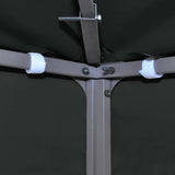Gazebo Top Cover 310 g/m 3x3 m Grey 44781