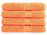Premium Bath Towels "SOLUND" 4 pcs Orange 100x150 cm 600 gsm 137384