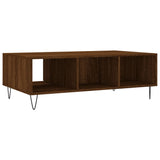 Coffee Table Brown Oak 104x60x35 cm Engineered Wood 827091