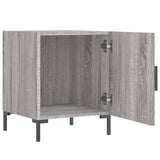 Bedside Cabinets 2 pcs Grey Sonoma 40x40x50 cm Engineered Wood 827577