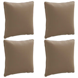 4-Piece Back Cushions PUTTEN 4 pcs 100% Polyester Taupe 945112