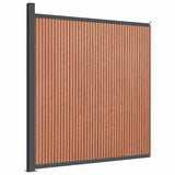 Fence Panel WPC Brown 173x186 cm 4003982