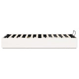 Ottoman Bed Frame White 120 x 200 cm Solid Pine Wood 3418748