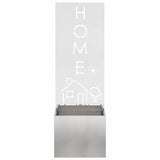 Garden Privacy Screen Sliver 50 x 150 cm Stainless steel 876494