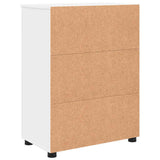 Bathroom Cabinet White 60 x 35 x 80 cm Engineered wood & Metal 883304