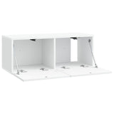 Wall-Mounted TV Cabinet White 78.5 x 31 x 30 cm Engineered Wood 898545