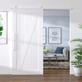 Sliding Door Hardware Kit 200 cm Steel White 151704