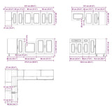 11 Piece Kitchen Cabinet Set Kalmar Old Wood Engineered Wood 3314889