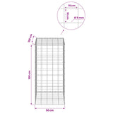 Gabion with 5 mm Wire and 10x10 cm Mesh 50x100x100 cm 3465307