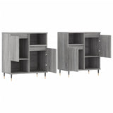 Sideboards 2 pcs Grey Sonoma Engineered Wood 3190123