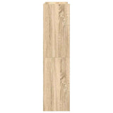ZNTS Shoe Rack Sonoma Oak 60x25x100 cm Engineered Wood 859871