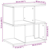 Bedside Cabinets 2 pcs Artisan Oak 50x30x51.5 cm Engineered Wood 856537