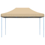 ZNTS Foldable Party Tent Pop-Up Beige 440x292x315 cm 4004959