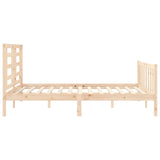 Bed Frame without Mattress 160x200 cm Solid Wood Pine 3192891