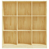 Book Cabinet/Room Divider 104x33.5x110 cm Solid Pinewood 809972