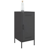 Sideboards 2 pcs Black 36x39x79 cm Steel 843013