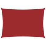 ZNTS Sunshade Sail Oxford Fabric Rectangular 3x5 m Red 135652