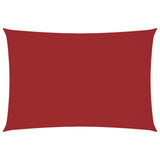 ZNTS Sunshade Sail Oxford Fabric Rectangular 3x5 m Red 135652