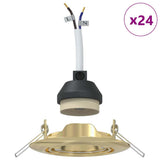 Spotlight 24 pcs Gold 9 x 9 x 2.5 cm Metal 4108166